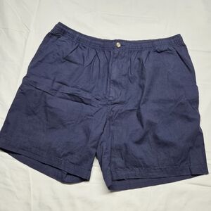 Men's Navy Blue Shorts XL Windham Pointe Draw String Elastic Waist